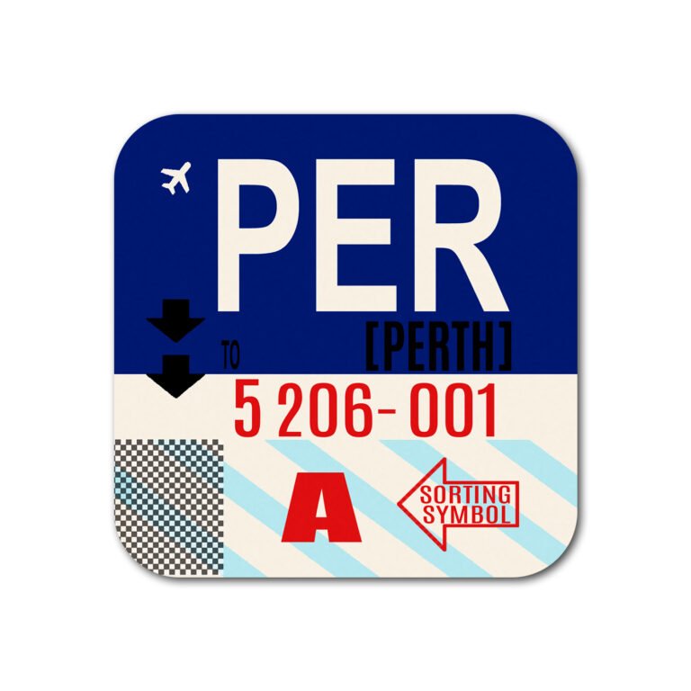 Product Code: HC7360 Airline Tag - Perth